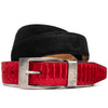 Marco Di Milano Hugo Belt - Red & Black Leather Loafers