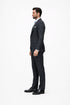 Suits With Baggy Pleated Pants - Wide Leg Pants 100% Wool - Classic Fit in Navy by Rossiman