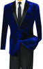 Men's Slim Fit Velvet Tuxedo 2 Piece in Navy