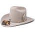 Texana Carin Leon Oficial Color Beige con Pluma de Plata