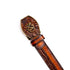 Marco Di Milano Texas Belt: Aged Brown Leather Luxury Shoe