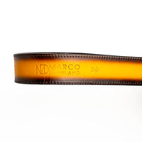 Marco Di Milano Texas Belt - Mustard Brown Leather Loafers