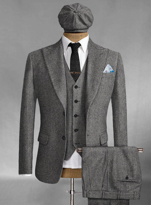 Thomas Shelby Gray Tweed Suit – Authentic Peaky Blinders Vintage Gentleman Outfit
