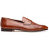 Zelli Tippa Italian Calfskin Penny Loafers, a Classic Cognac Slip-On