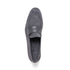 Zelli Tippa Suede and Calfskin Penny Loafers in Grey