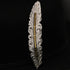 Tombstone Hats Gold and silver Metal (Alpaca) Feather for Straw or Felt Cowboy Hat