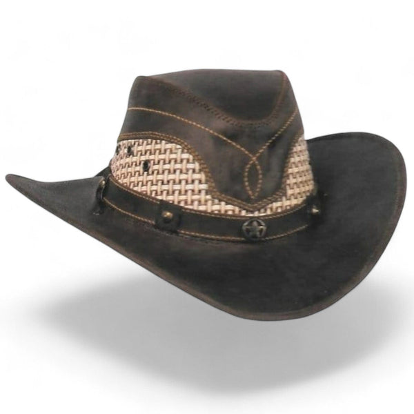 Tombstone Hats Stone Hats Genuine Leather Cowboy Hat TOM-7101