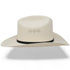 Tombstone 1,000X Cowboy El Fantasma Shape Hat with Feathers Brim 3 1/2"