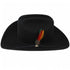 Tombstone 100X El Fantasma Felt Hat with Feathers TOM-100XFANB