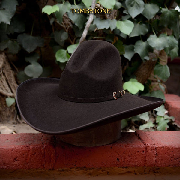 Tombstone 20X Cowboy Felt Hat High Crown Shape Cassidy TOM-2406