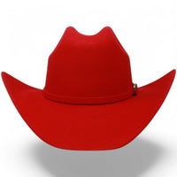 Tombstone 20X East West Cowboy Felt Hat - Red