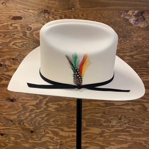 Tombstone 1,000X Johnson Hat with Feathers and Black Band TOM-1000XJ4