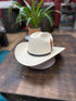 Tombstone Deluxe Shatung 10,000X Sinaloa Shape Hat with Feathers