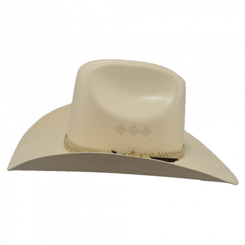 Tombstone 100X Sonora Shape Tall Crown Straw Cowboy Hat