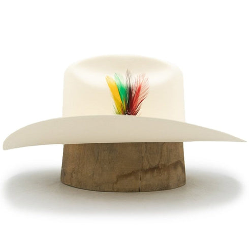 Tombstone 5,000X El Fantasma Cowboy Hat with Feathers