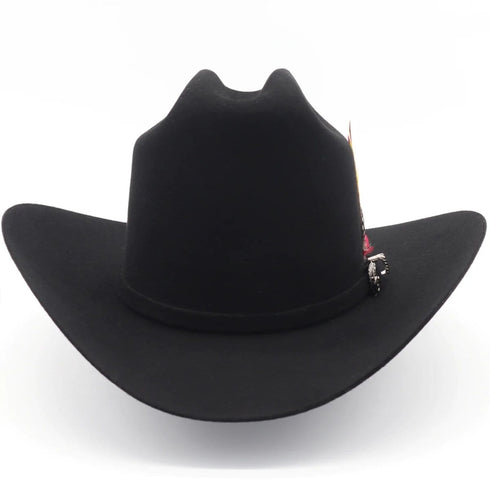 Stone 100X Los Dos Carnales Shape High Crown Felt Hat TOM-5311