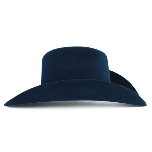 Tombstone 20X East West Cowboy Felt Hat Navy Blue