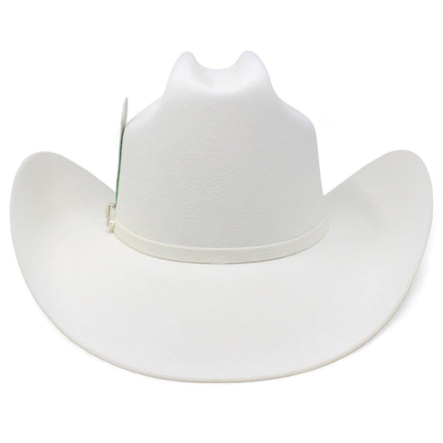 Tombstone 20X Cowboy Felt Hat White TOM-2407-W