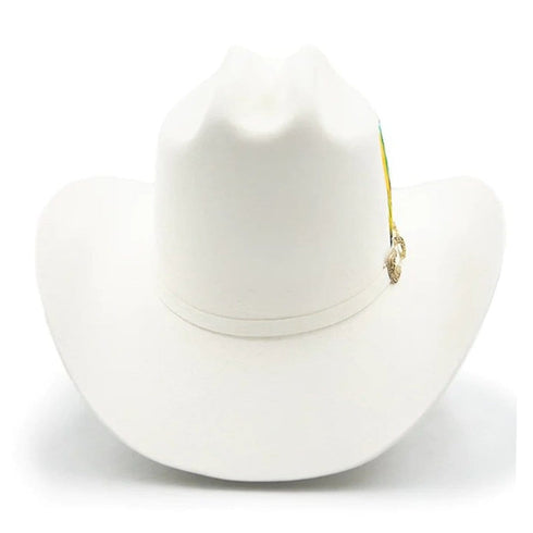 Tombstone 20X Cowboy Felt Hat White TOM-2407-W