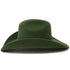 Tombstone 20x East West Cowboy Felt Hat (Green)