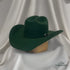 Tombstone 20x East West Cowboy Felt Hat (Green)