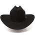 Tombstone 20X Cowboy Hat Sinaloa Style with feathers - Black