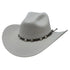 Tombstone 20X Cowboy Felt Hat Low Crown Cristal Gray TOM-4206