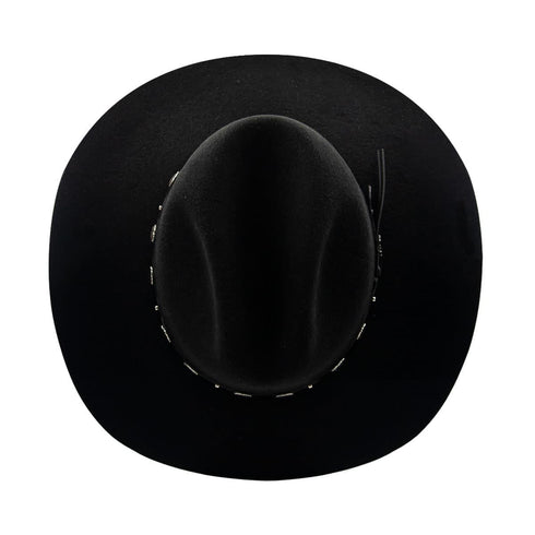 Tombstone 20X Black Denver Cowboy Felt Hat TOM-4201