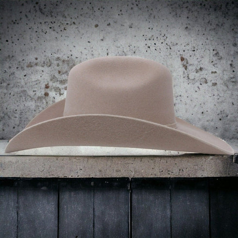 Tombstone 20X Cowboy Felt Hat East West Shape Beige TOM-4107