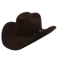 Tombstone 20X Cowboy Felt Hat East West Shape Brown Chocolate