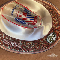 Tombstone 20X Cowboy Felt Hat Roper Shape Brown Walnut TOM-4211