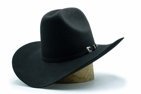 Tombstone 20X Cowboy Felt Hat Sonora Shape Black