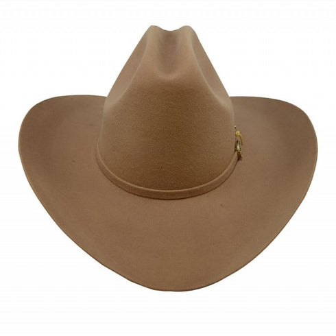 Tombstone 20X Cowboy Felt Hat Sonora Shape Brown