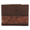 Tombstone Wallets Tombstone Genuine Leather Flower Chiseled Wallet TOM-W4802