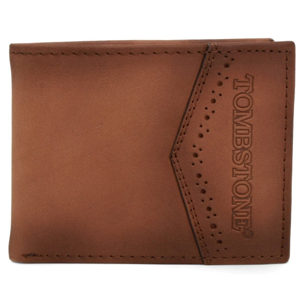 Tombstone Wallets Tombstone Genuine Leather Wallet Brown TOM-W238