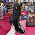 Black Lars Square Toe Cowboy Boots