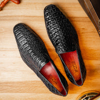 Marco_Di_Milano Trento Black Leather Dress Shoe