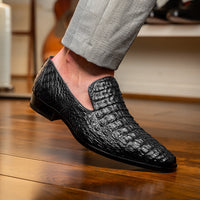 Marco_Di_Milano Trento Black Leather Dress Shoe