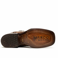 Marco Di Milano Tucson: Stone Brown Leather Oxford