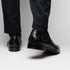 Zelli Tuscany Genuine Caiman Crocodile Penny Loafer in Black