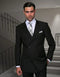 Statement Men's 2 Piece 100% Wool Fashion Suit - Bold Color
