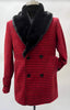 Mens Plaid Overcoat - Wool Peacoat - Plaid Topcoats