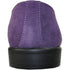 Bravo Mens Vegan Suede Wedding & Prom Wingtip Lace Up Dress Shoe in Purple