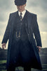 Mens Peaky Blinders Costume Thomas Shelby Pinstripe Outfit