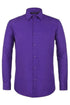 Verno Men's Classic Fit Lilac Spread Collar Dress Shirt - USA Men's Outlet
