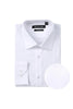 "Verno Men's White 100% Cotton Classic Fit Dress Shirt" - USA Men's Outlet