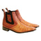 Vestigium Caiman Belly Chelsea Boots Cognac - Cognac