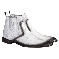 Vestigium Ostrich Leg Chelsea Boots Faded White - Faded White