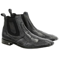 Vestigium Python Chelsea Boots Black - Black