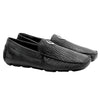 Vestigium Shark Driving Loafers Black - Black Shark men's driving loafer